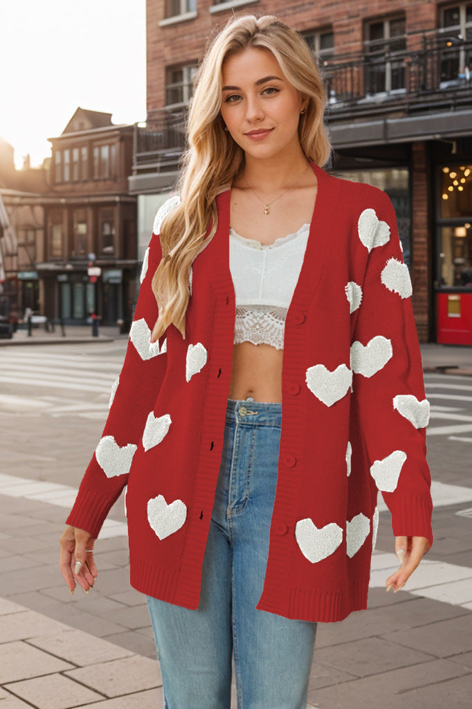 The Heart Knitted Cardigan