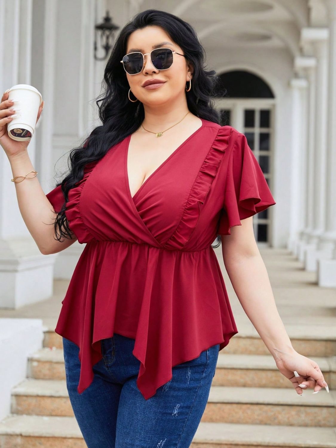 The Vika Plus Size Blouse