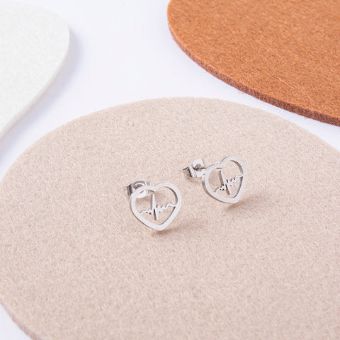 The Rhythm Heart Earrings