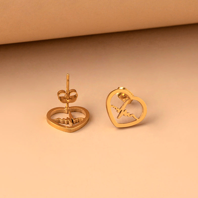 The Rhythm Heart Earrings