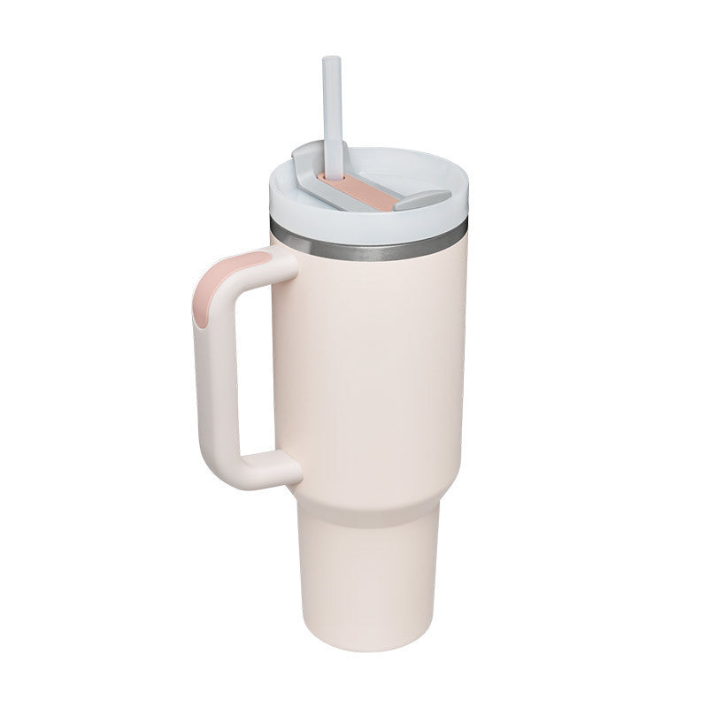 The 40 Oz Tumbler With Handle & Straw