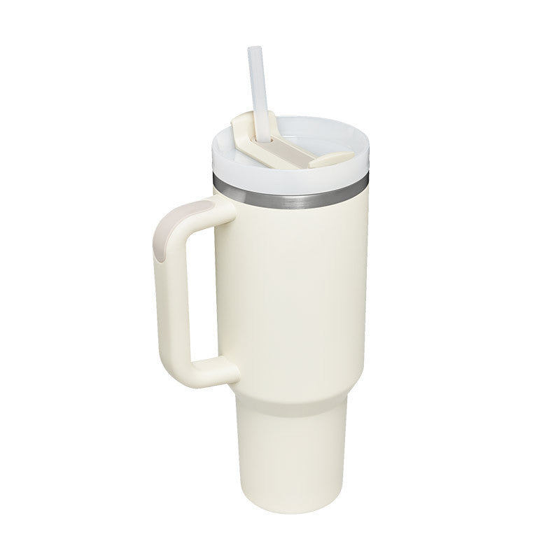 The 40 Oz Tumbler With Handle & Straw