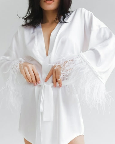 The Ruba Satin Luxe Robe