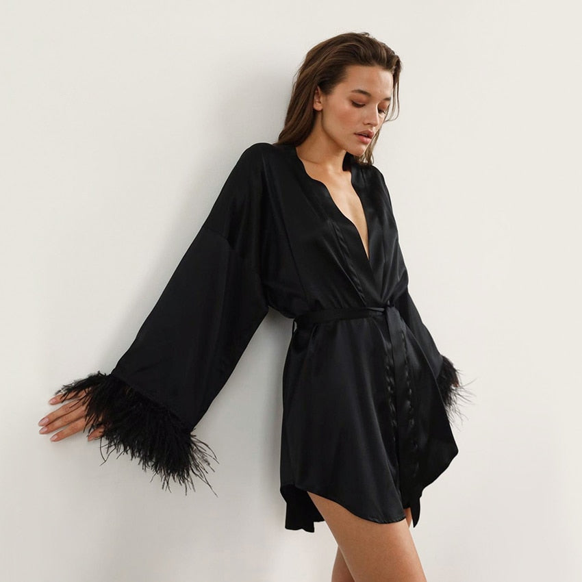 The Ruba Satin Luxe Robe