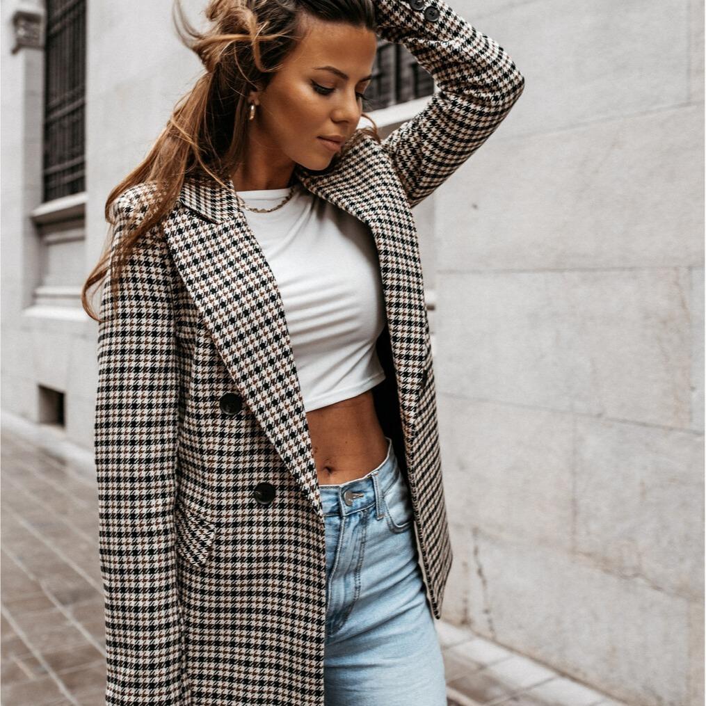 The Aria Plaid Blazer