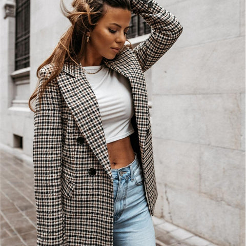 The Aria Plaid Blazer