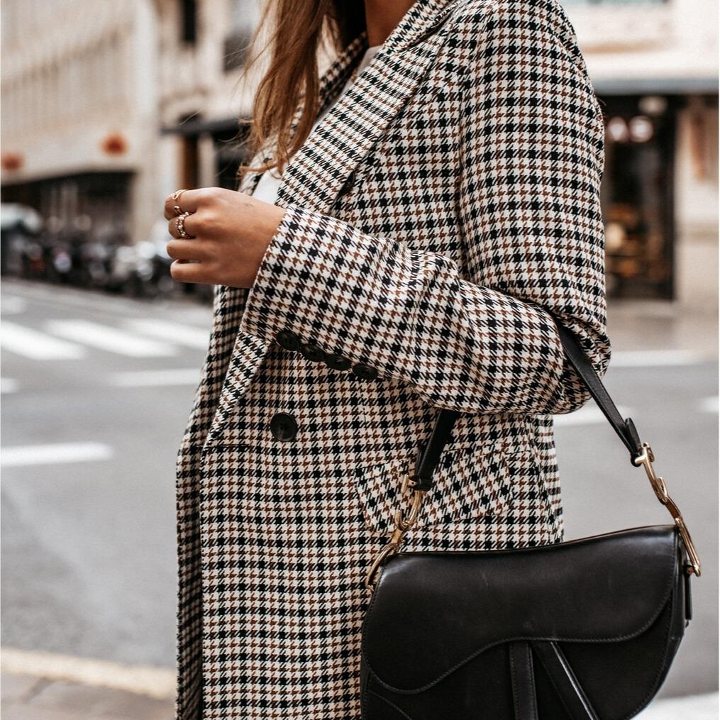 The Aria Plaid Blazer