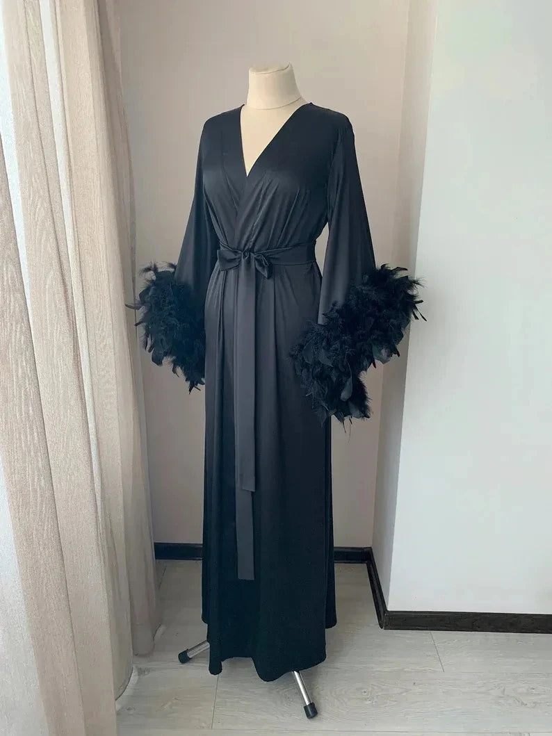 The Midnight Majesty Luxe Robe