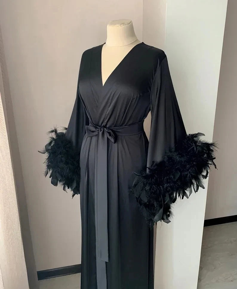 The Midnight Majesty Luxe Robe