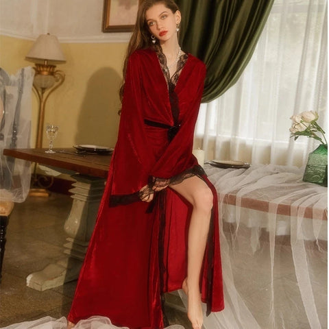 The Velvet Reverie Luxe Robe