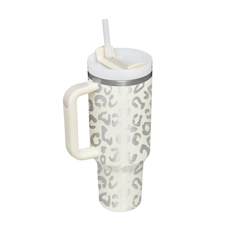 The 40 Oz Tumbler With Handle & Straw