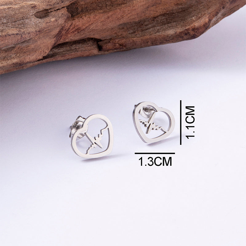 The Rhythm Heart Earrings