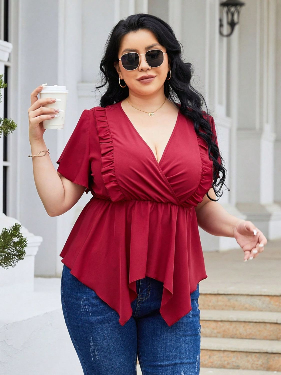 The Vika Plus Size Blouse