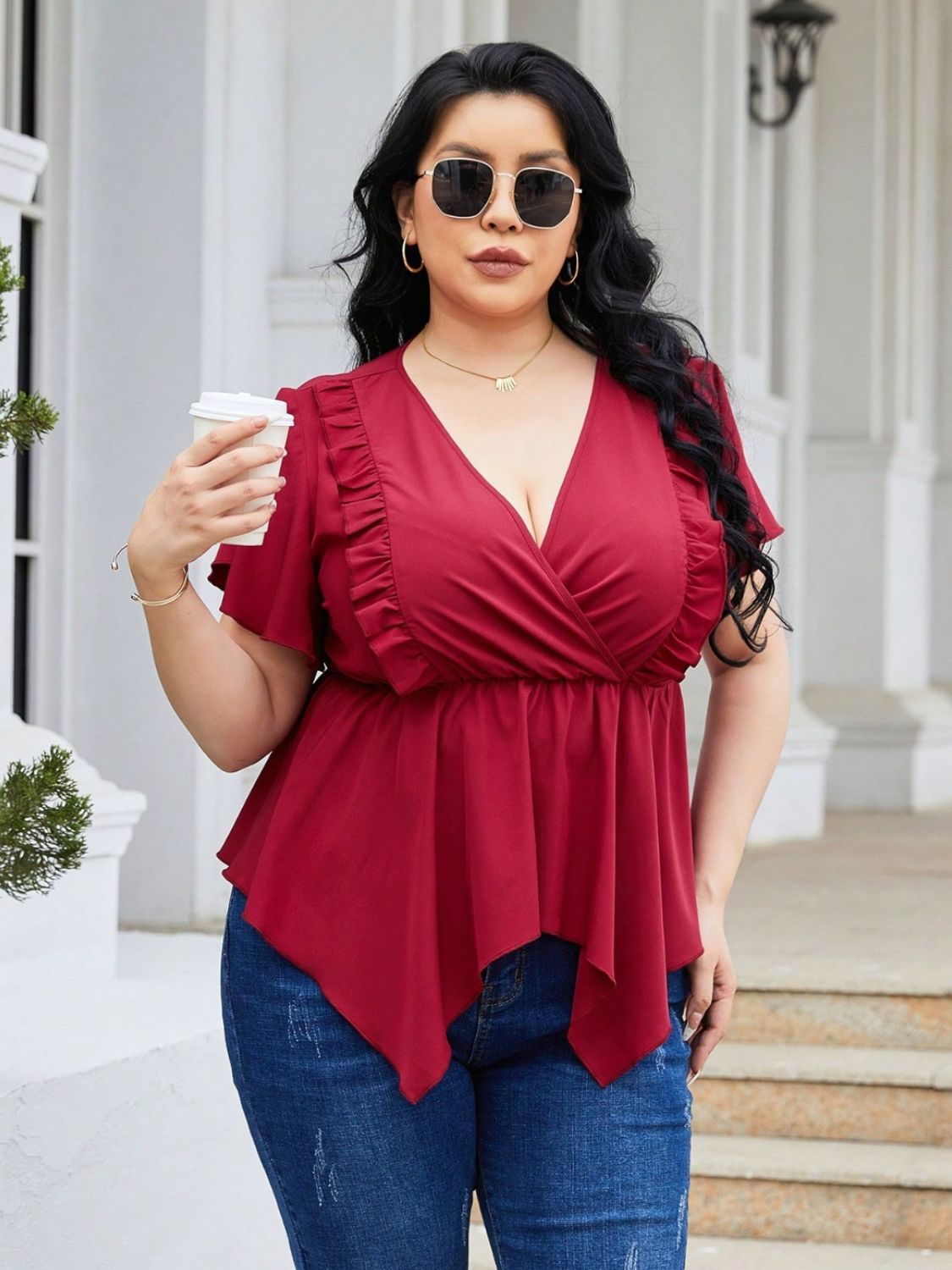 The Vika Plus Size Blouse