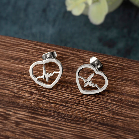 The Rhythm Heart Earrings