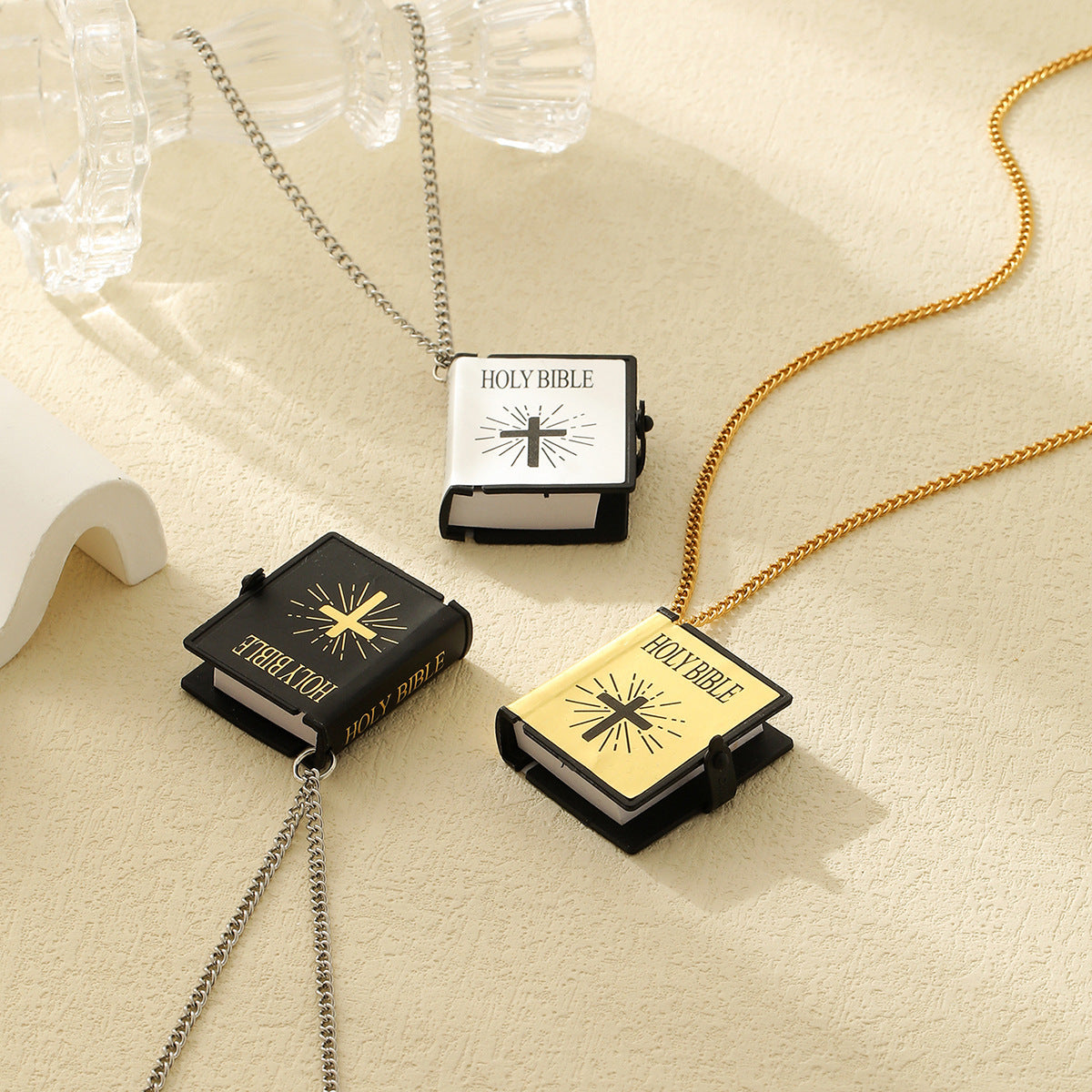 The Cross Bible Verses - Jesus Necklace