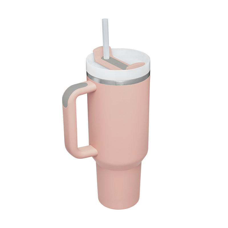 The 40 Oz Tumbler With Handle & Straw