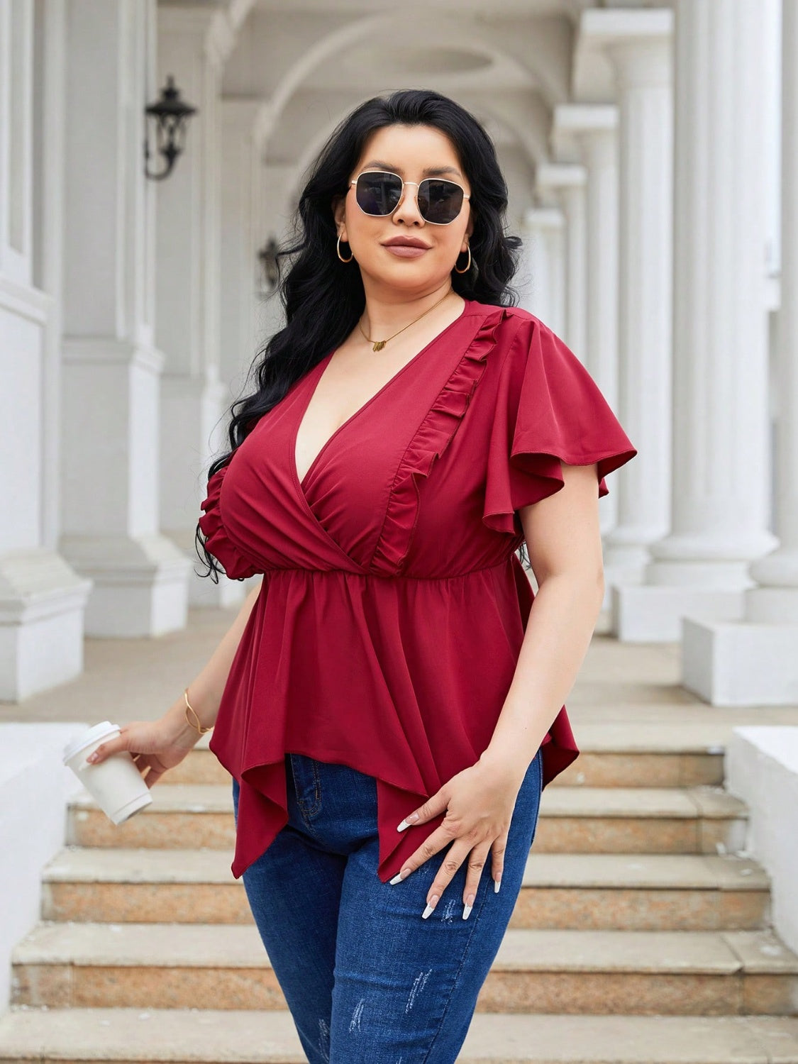 The Vika Plus Size Blouse